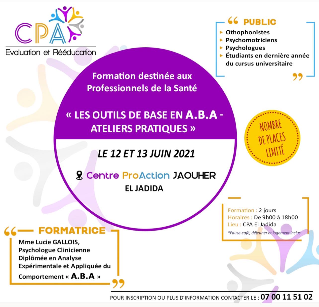 Formation : « Les Outils De Base En ABA » - Ateliers Pratiques ...